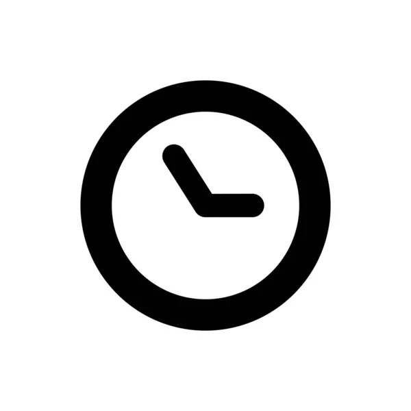 Reloj Vector Icono Web — Vector de stock