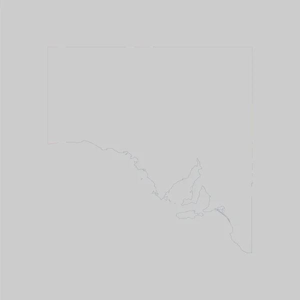 Διανυσματικός Χάρτης Της Χώρας Της Πολιτείας Της Αμερικής — Διανυσματικό Αρχείο
