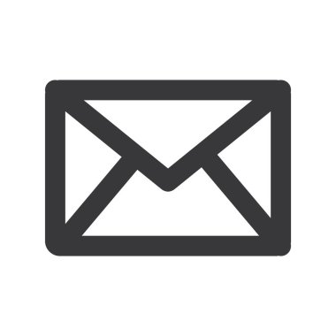 zarf e- posta simgesi vektör illüstrasyonu