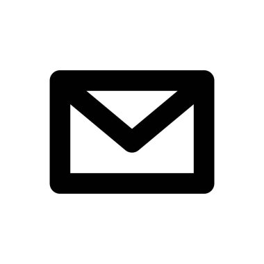 zarf e- posta simgesi vektör illüstrasyonu