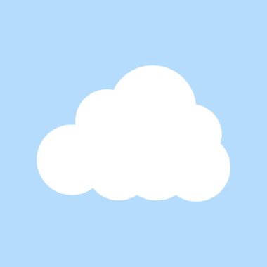 bulut web vektör simgesi