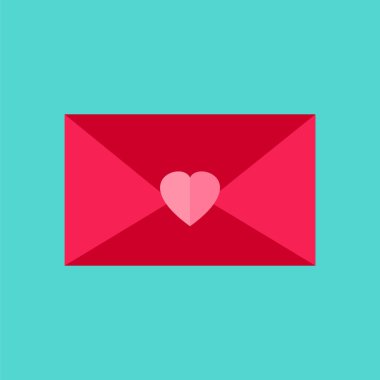 Arka planda kalp ikonu var. Aşk logosu kalp çizimi.