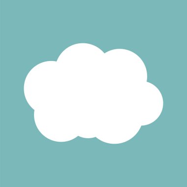 bulut web vektör simgesi