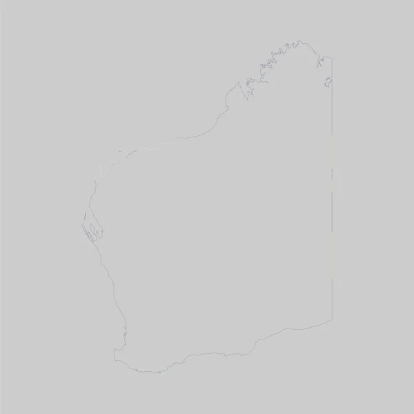 Carte Vectorielle Pays État Amérique — Image vectorielle