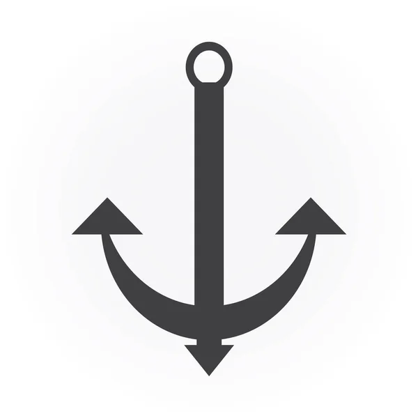 Anchor Icon Sign Vector Illustration Design — Stock vektor