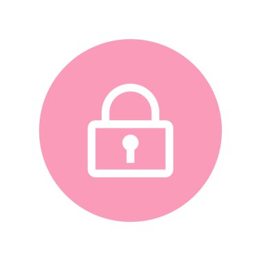 lock. web icon simple design vector illustration
