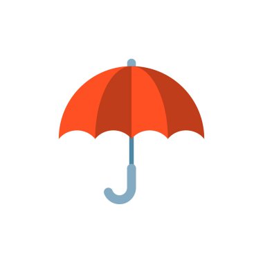 simple umbrella icon on white background.