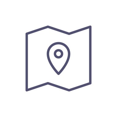 gps navigasyon pin vektör çizimi