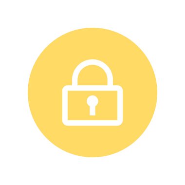 lock. web icon simple design vector illustration