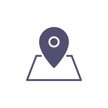 gps navigasyon pin vektör çizimi