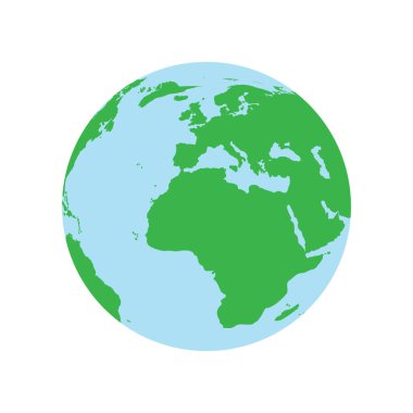 dünya haritası simgesi, vektör resimleme arkaplanı
