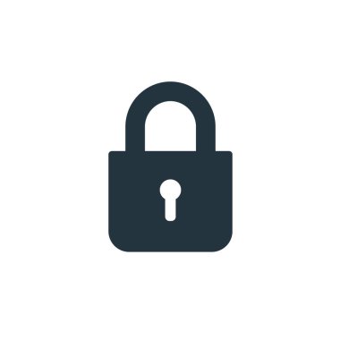 ikon vektör illüstrasyonunu kilitle