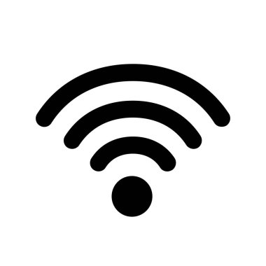 wifi simgesi vektör resimleme arkaplanı