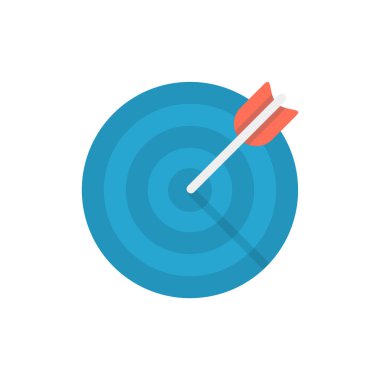 Abstract vector color target icon