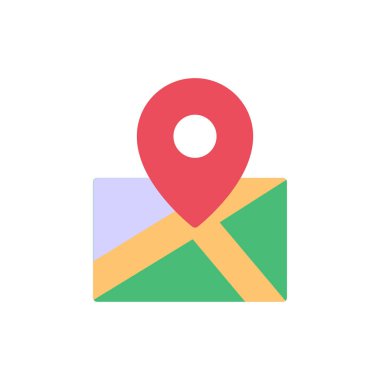 gps navigasyon pin vektör çizimi