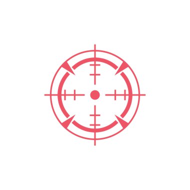 Abstract vector color target icon