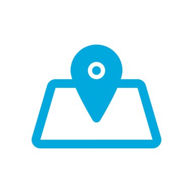 gps navigasyon pin vektör çizimi