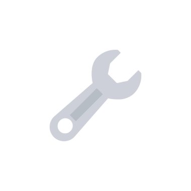 İngiliz anahtarı simgesi, vektör resimleme arkaplanı