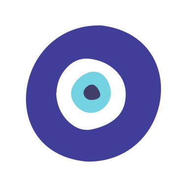 Nazar nazar nazarı, tılsım, vektör illüstrasyonu. 