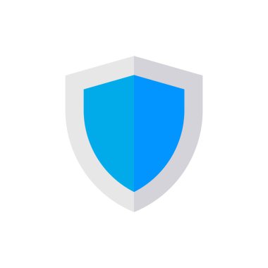 kalkan ağ simgesi vektör illüstrasyonu  