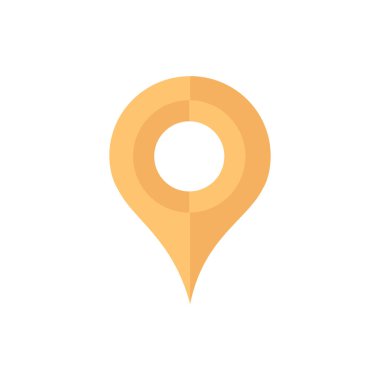 gps navigasyon pin vektör çizimi