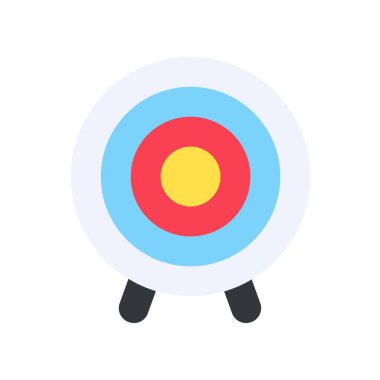 Abstract vector color target icon