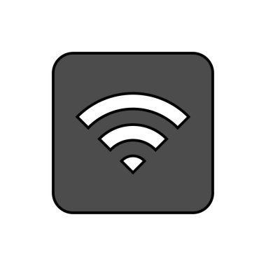wifi simgesi vektör resimleme arkaplanı
