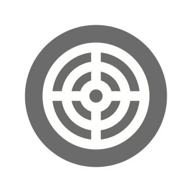 Abstract vector color target icon