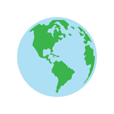 dünya haritası simgesi, vektör resimleme arkaplanı