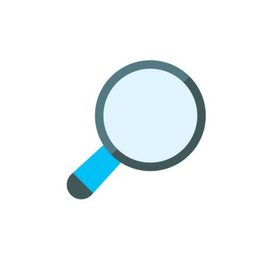 Büyüteç simgesi. vektör illüstrasyonu