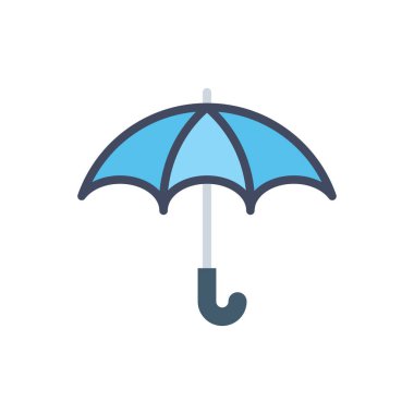 umbrella logo icon. vector illustration.