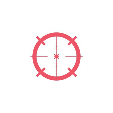 Abstract vector color target icon