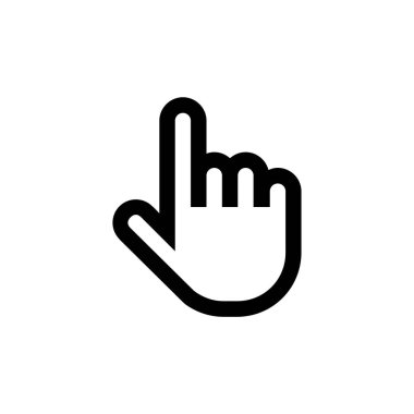 bilgisayar UI işaretleyici simgesi, vektör illüstrasyonu