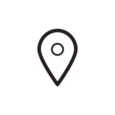 PIN web simge vektör çizim 