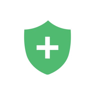 kalkan ağ simgesi vektör illüstrasyonu  