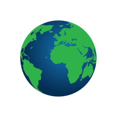 dünya haritası simgesi, vektör resimleme arkaplanı