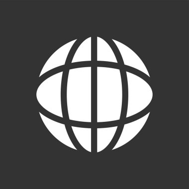 dünya simgesi kavramı, vektör illüstrasyon arkaplanı