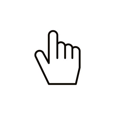 bilgisayar UI işaretleyici simgesi, vektör illüstrasyonu