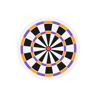 Abstract vector color target icon