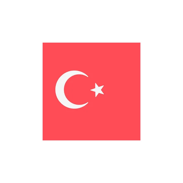 Vector Illustration Turkey Copy Space — Vettoriale Stock