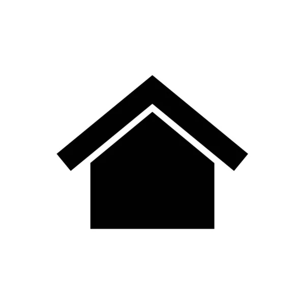 Real Estate Concept House Icon Vector Illustration — Vector de stock