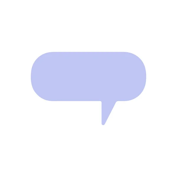 Stylized Speech Bubble Icon Vector Illustration — Stockvector