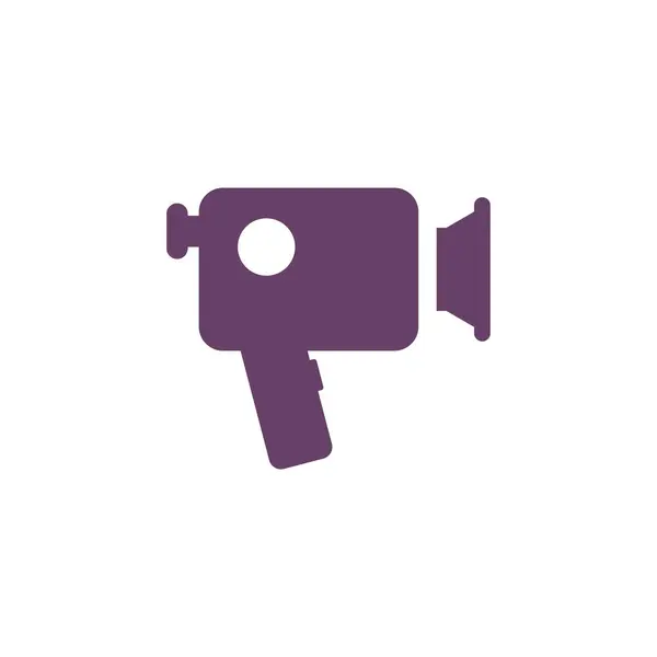 Videokamera Symbol Vektorillustration — Stockvektor