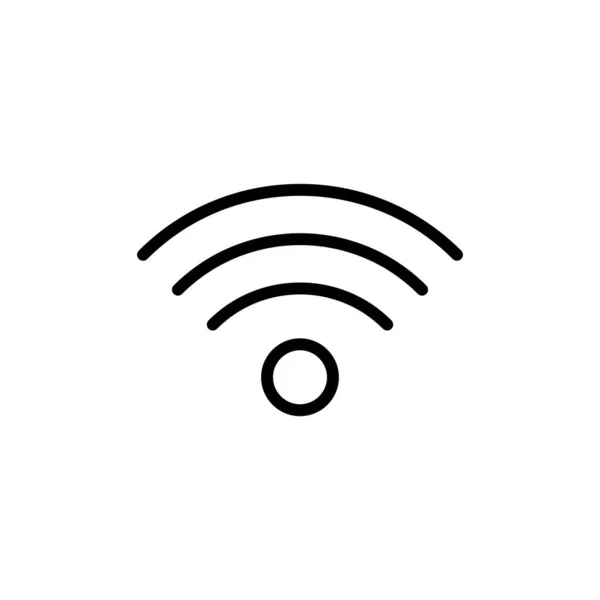 Wifiアイコンベクトルイラスト背景 — ストックベクタ