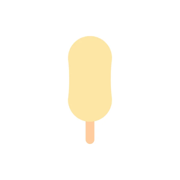 Popsicle Ice Cream Simple Icon Vector Illustration — Stockvektor