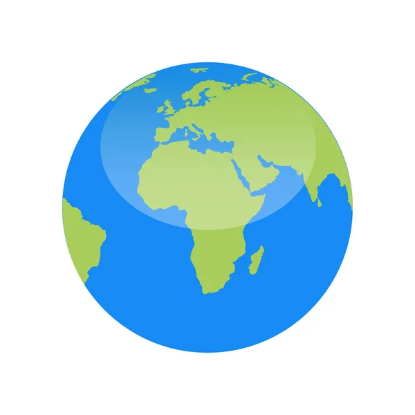 World Map Icon Vector Illustration Background — 图库矢量图片