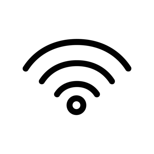 Wifi Icône Vecteur Illustration Fond — Image vectorielle