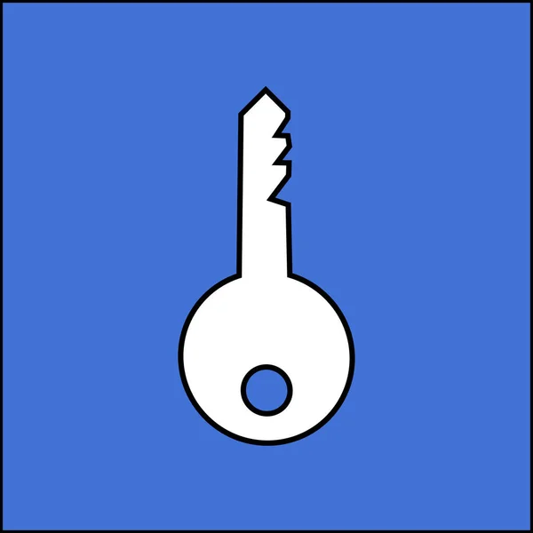 Ilustrace Ikony Kláves Symbol Vektorového Znaku — Stockový vektor
