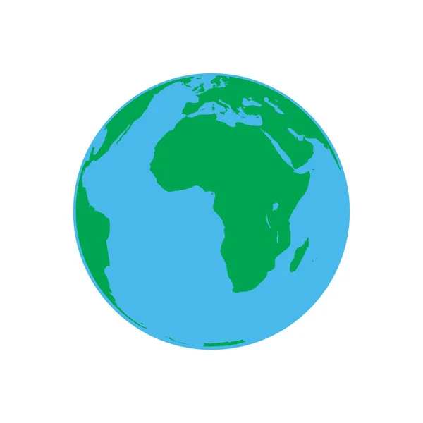 Icono Del Mapa Del Mundo Vector Ilustración Fondo — Vector de stock