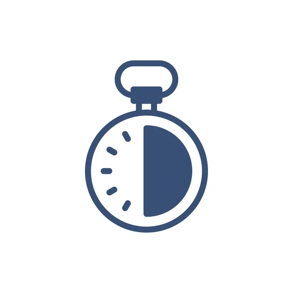 Time Chronometr Icon Vector Illustration — Stok Vektör